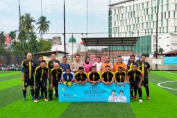 Polda Jambi beri dukungan untuk peserta turnamen mini soccer ANTARA