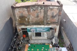 Gedung eks Markas Besar Oelama di Sidoarjo mulai dibongkar
