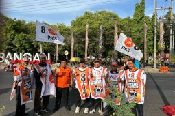 PKS Jatim "flashmob" di 216 titik kampanyekan tiga gagasan partai