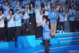 Prabowo cerita pengalamannya dicubit "emak-emak" di hadapan ribuan pendukung