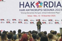 Presiden Jokowi soroti banyaknya pejabat Indonesia dipenjara karena korupsi