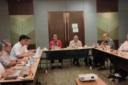 Dewas LKBN ANTARA dan Direktur dan Komisaris PT BLST IPB berdiskusi