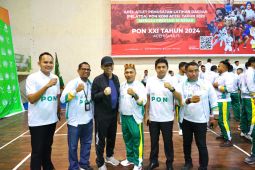BSI serahkan jersey atlet Pelatda PON Aceh-Sumut