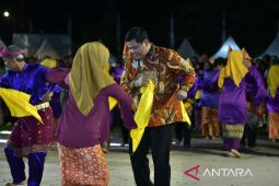 Dinparbud Bangka sukses tampilkan tari tradisional Cakter