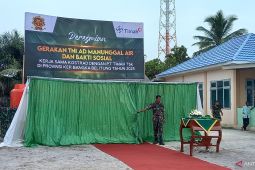 Kostrad kolaborasi dengan PT Timah bangun 20 titik air bersih di Babel
