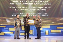 Penyerahan Anugerah ANTARA Jatim 2023