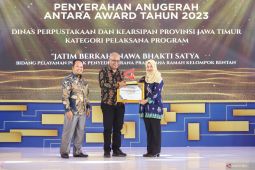 Penyerahaan Anugerah ANTARA Jatim 2023