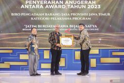 Penyerahan Anugerah ANTARA Jatim 2023