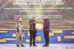 Penyerahan Anugerah ANTARA Jatim 2023