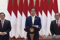 Istana jelaskan alasan Presiden Jokowi pakai dasi kuning ke Jepang