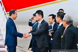 Presiden Jokowi tiba di Tokyo untuk bertemu PM Kishida