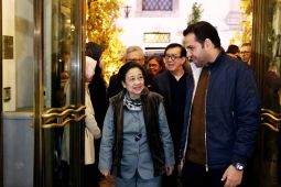 Tiba di Roma, Megawati akan temui  Paus Fransiskus bahas nominasi Zayed Award
