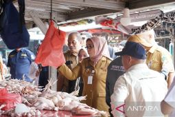 Pemkot Pangkalpinang pantau ketersediaan stok dan keterjangkauan harga bahan pokok kendalikan inflasi jelang Nataru
