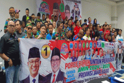 Buruh Jabar bersatu perjuangkan kemenangan AMIN