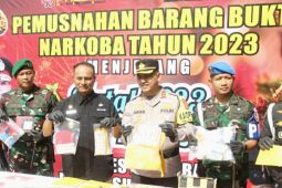Polres dan Pemkab Subang musnahkan narkoba berbagai jenis