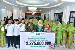 Muslimat NU salurkan bantuan kemanusiaan Rp2,2 miliar untuk Palestina
