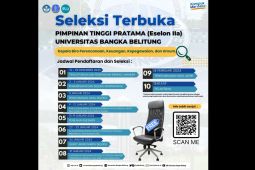 UBB buka seleksi terbuka Pimpinan Tinggi Pratama, ini tahapan pendaftarannya