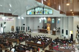 Gereja Regina Pacis Tanjungpandan bersiap sambut Natal
