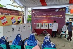 KPU Banten simulasi pemungutan dan penghitungan suara pemilu
