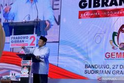 Prabowo: debat kedua hanya Gibran yang berani bicara hilirisasi