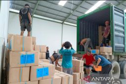 Distribusi logistik Pemilu di Samarinda terkendala surut air sungai