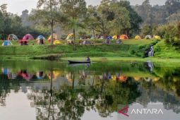 Belasan ribu wisatawan habiskan libur panjang berkemah di TN Gunung Gede Pangrango