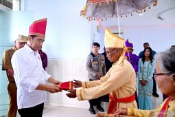 Presiden Joko Widodo peroleh anugerah gelar adat di Talaud Sulut
