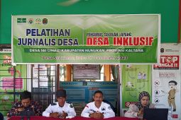 Anak muda di Desa Limau Nunukan diberi pelatihan jurnalistik