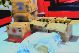 Polisi sita minuman keras saat gelar operasi Lilin di Kota Gorontalo