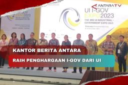 Kantor Berita Antara raih Penghargaan IGOV dari UI