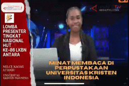 Minat membaca di perpustakaan Universitas Kristen Indonesia