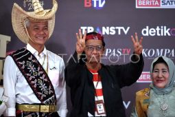 Hari ke-39 kampanye, Ganjar hadir agenda internal, Mahfud ke Jateng