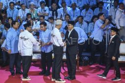 Rangkuman Kampanye hari ke-40, gelar konsolidasi hingga bersiap debat