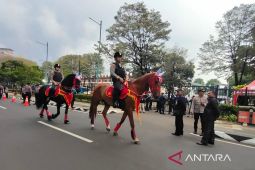 Polisi Berkuda dikerahkan untuk pengamanan debat capres Pemilu 2024
