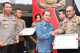 Polres HSS raih penghargaan terbaik dua se-Polda Kalsel dari Ombudsman RI
