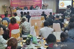 KPU Manokwari memantapkan persiapan Pemilu 2024 dengan rakor