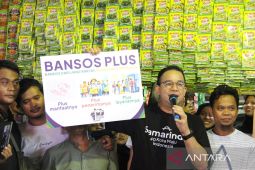 Capres Anies paparkan program bansos plus  ke pedagang pasar Samarinda