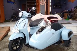Jadi Inspirasi, Ini Tampilan Modifikasi Yamaha Filano Hybrid-Connected
