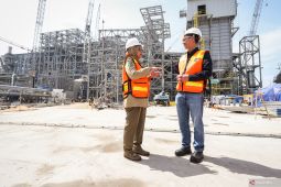 Menaker tinjau pembangunan smelter Freeport di Gresik