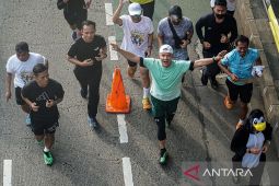 Lari di Penguin Sliwerun, Ganjar: Saya senang ada UMKM pertanian