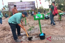 BPDASHL Baturusa Cerucuk tanam 500 bibit pohon di Desa Payung
