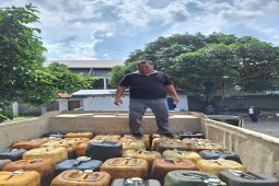 Polda Sumut sita tiga ton BBM bersubsidi Biosolar