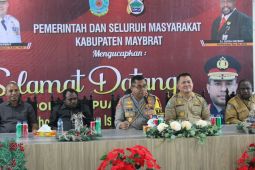 Kapolda Papua Barat bersama Pemkab Maybrat bahas situasi Kamtibmas