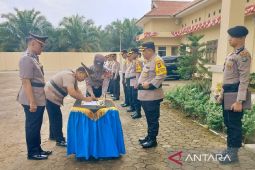 Kapolres Palas AKBP Diari pimpin sertijab PJU dan Kapolsek jajaran