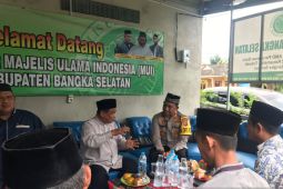 Kapolres Bangka Selatan ajak ulama kampanyekan pemilu damai