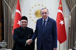 Duta Besar RI serahkan surat kepercayaan ke Presiden Turki Erdogan
