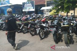 Polres Kuningan amankan 149 sepeda motor hasil razia