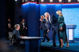 Audiens senyap dalam debat calon presiden Amerika Serikat