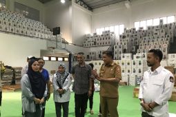 KPU RI tinjau pelaksanaan sortir  surat suara di Ambon