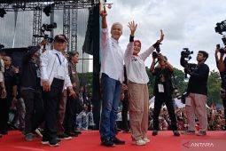 Kampanye hari ke-55, Ganjar safari politik ke sejumlah kota